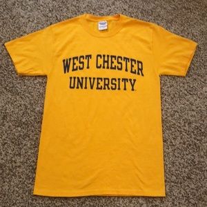Jerzees Adult Small Gold/Purple West Chester University Short Sleeve Tee